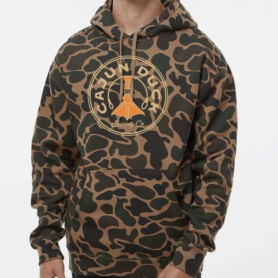 CDSC Hunting Hoodie Old School Camo Cajun Duck Supply